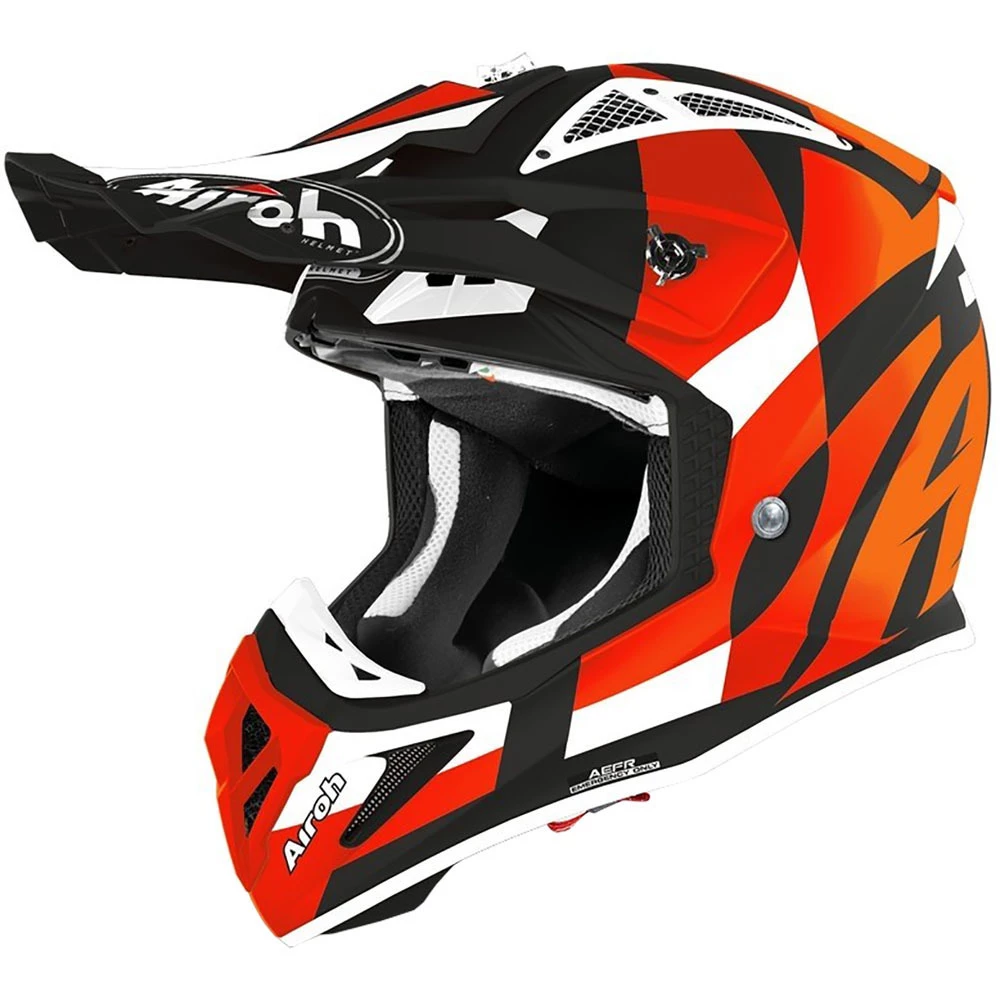 Airoh Aviator Ace Trick Matte Orange Helmet 3 Airoh Aviator Ace Trick Matte Orange Helmet