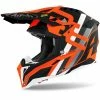 Airoh Aviator 3 Rainbow Matte Orange Helmet -AIROH Sales HAAVI57 ALT1 HOST