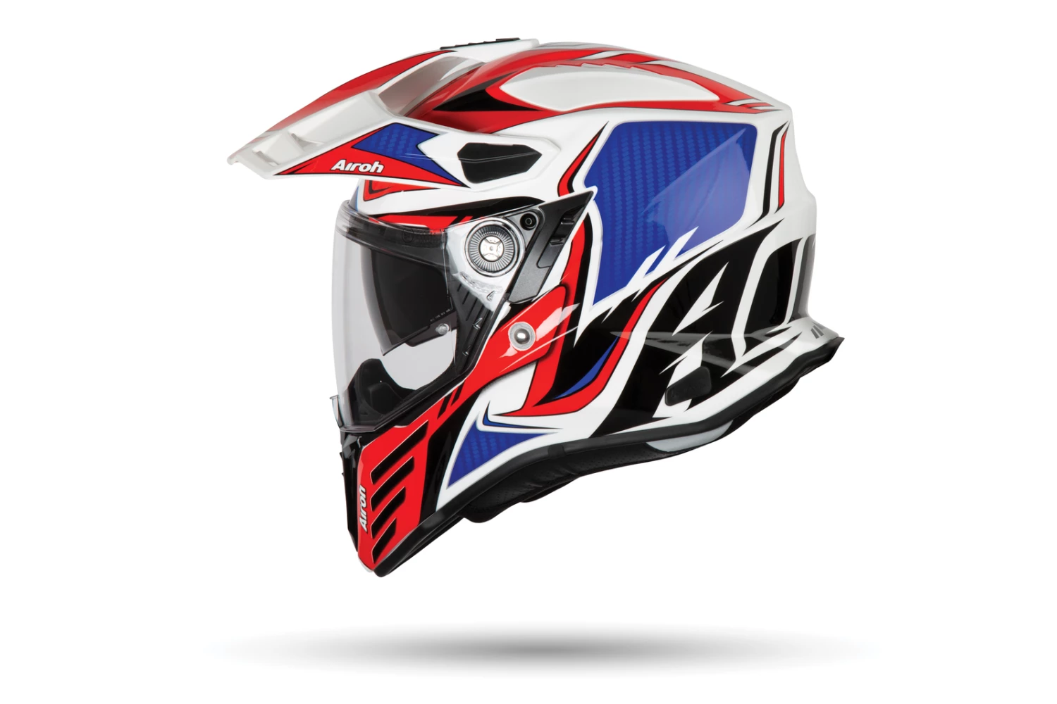 Airoh Commander Gloss Carbon/Red Helmet 4 Airoh Commander Gloss Carbon/Red Helmet - Image 2