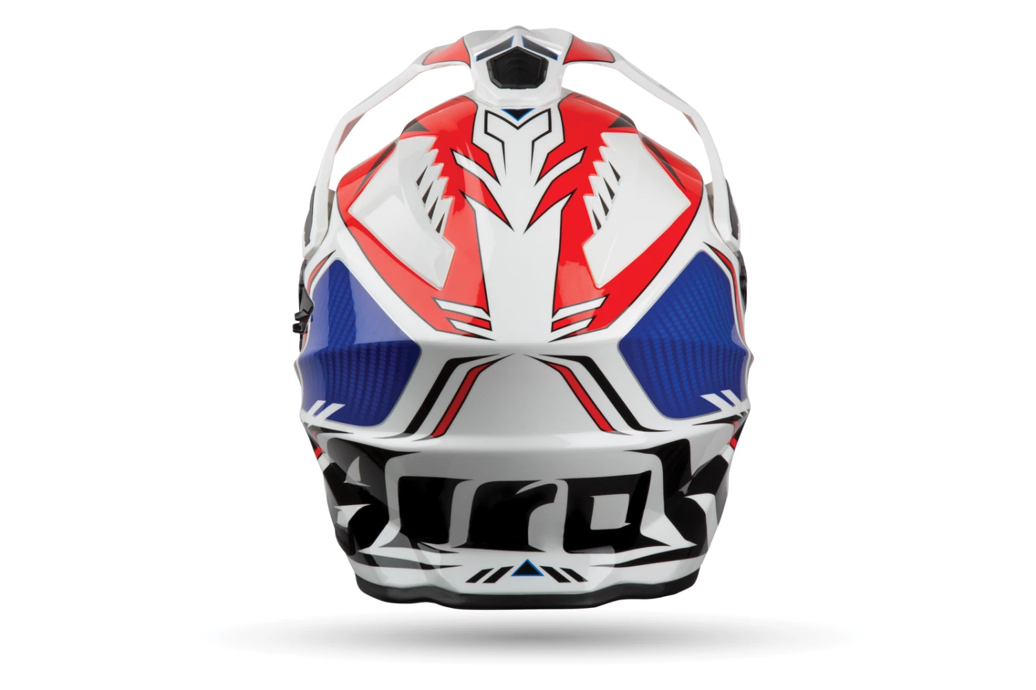 Airoh Commander Gloss Carbon/Red Helmet 5 Airoh Commander Gloss Carbon/Red Helmet - Image 3