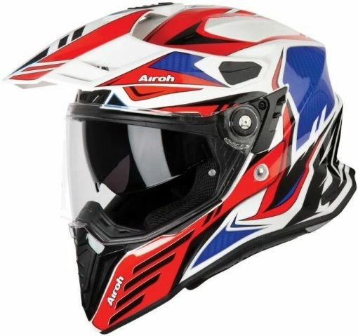 Airoh Commander Gloss Carbon/Red Helmet -AIROH Sales HACOM03 ALT1 HOST