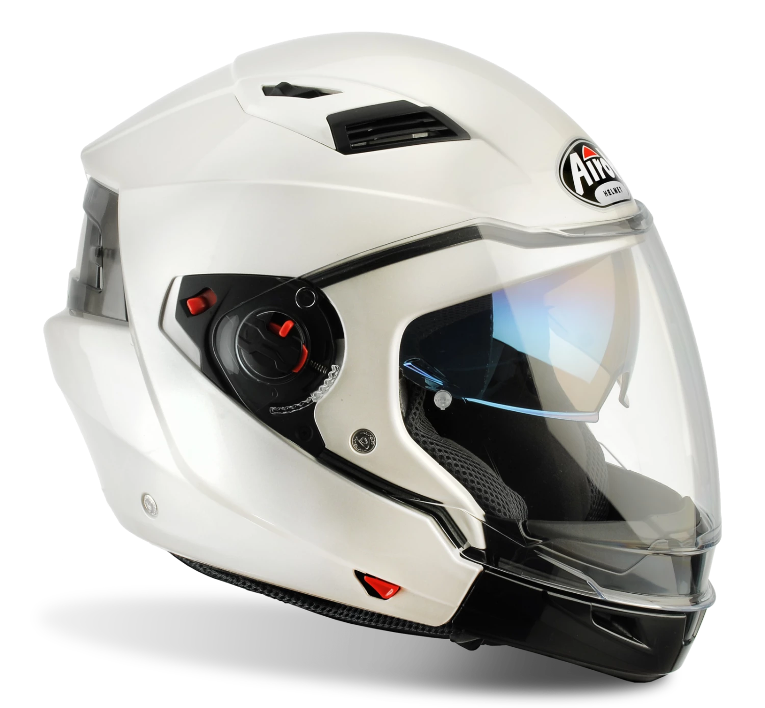 Airoh Executive Solid Gloss White Helmet 5 Airoh Executive Solid Gloss White Helmet - Image 3