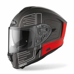 Airoh Spark Cyrcuit Matte Red Helmet