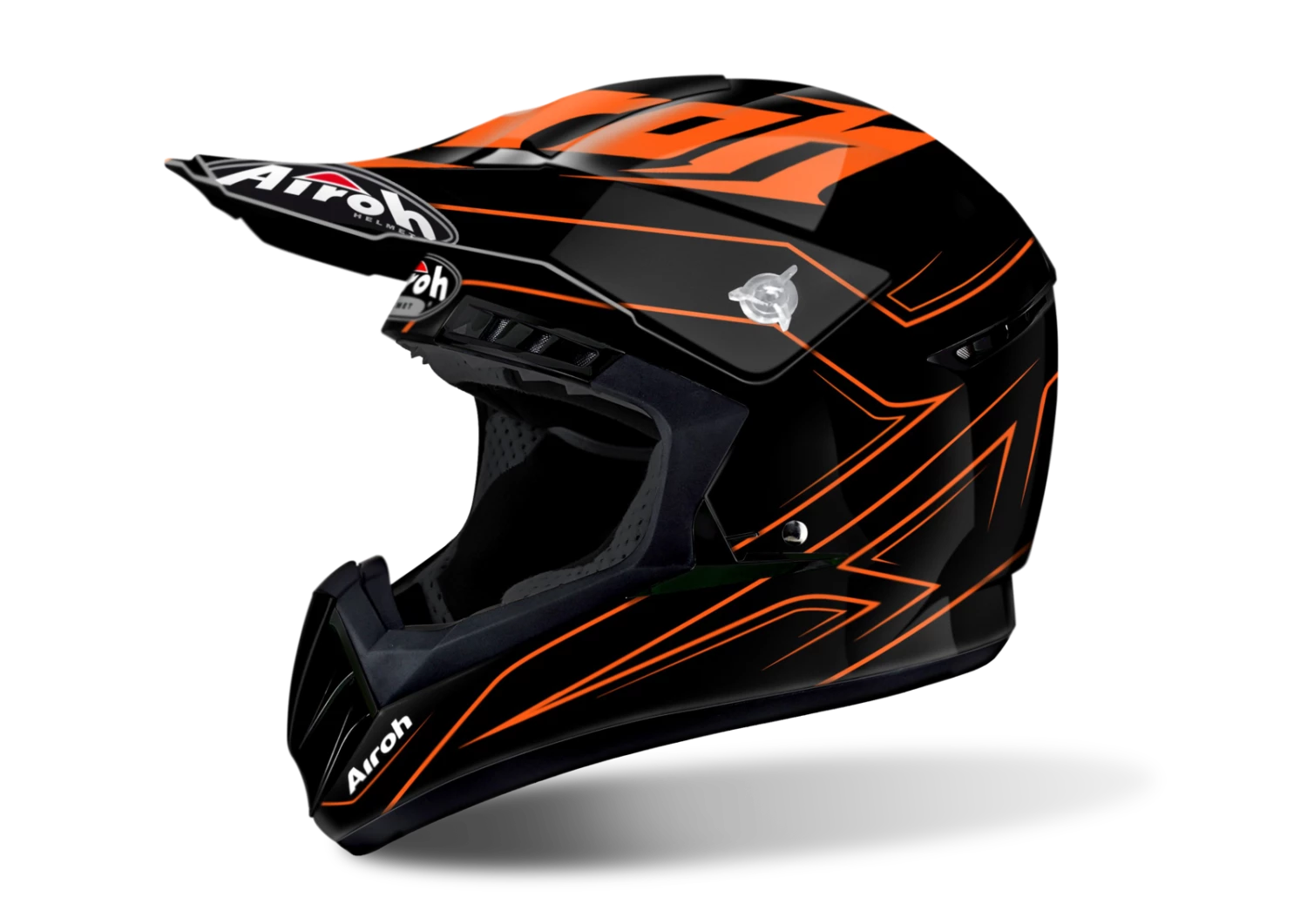 Airoh Switch Spacer Gloss Orange Youth Helmet 3 Airoh Switch Spacer Gloss Orange Youth Helmet
