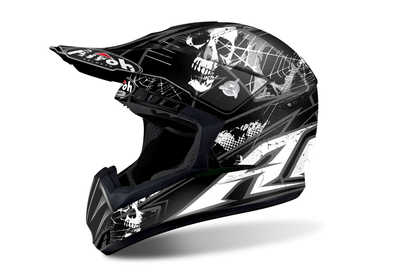 Airoh Switch Scary Matte Black Youth Helmet 3 Airoh Switch Scary Matte Black Youth Helmet