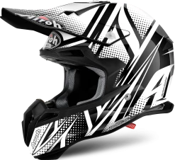 Airoh Terminator Cleft Gloss Black Helmet