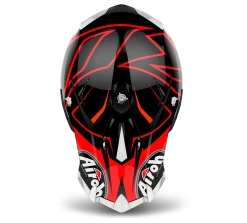 Airoh Terminator Open Vision Shock Red Helmet -AIROH Sales HATER23 ALT1 HOST 4