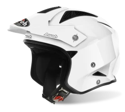 Airoh TRR-S Gloss White Trial Helmet