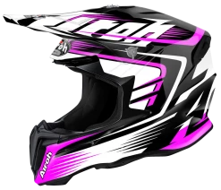 Airoh Twist Mix Gloss Violet/White/Black Helmet