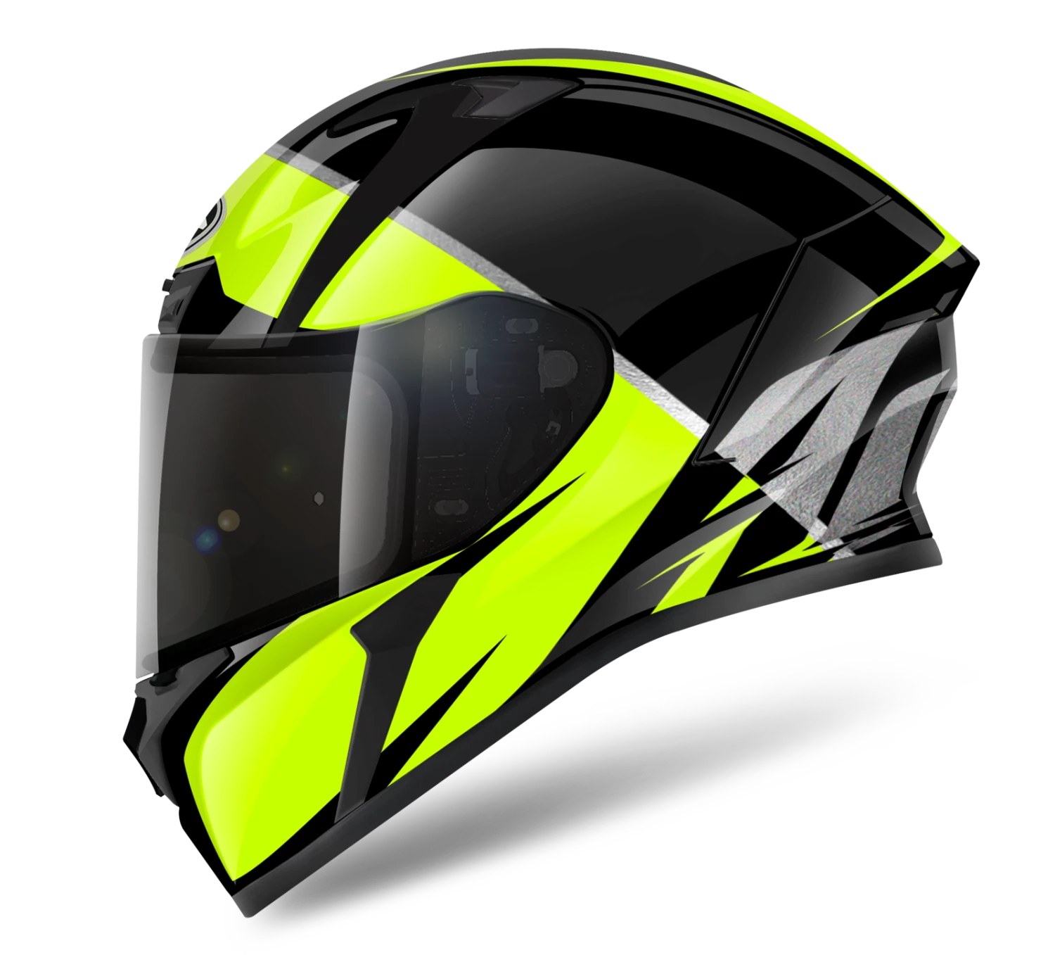 Airoh Valor Eclipse Yellow Helmet 4 Airoh Valor Eclipse Yellow Helmet - Image 2