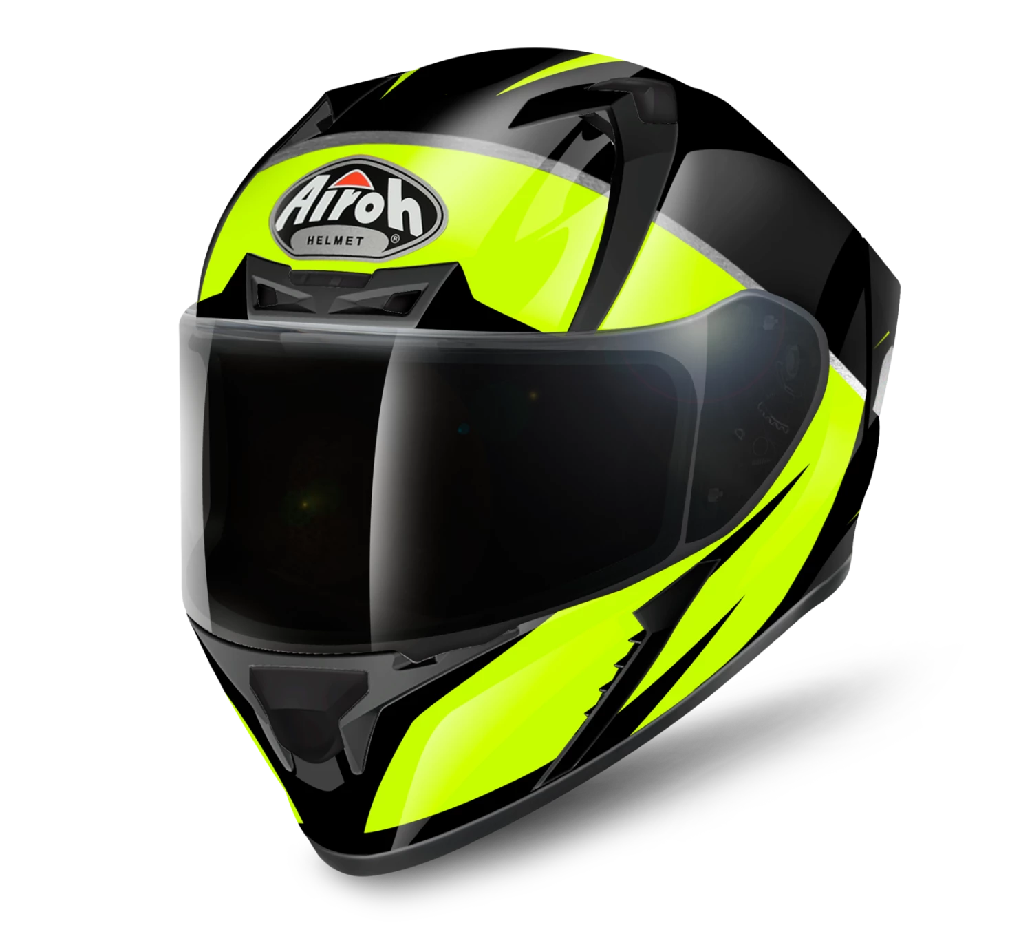 Airoh Valor Eclipse Yellow Helmet 3 Airoh Valor Eclipse Yellow Helmet