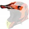 Airoh HAZV6057 Replacement Peak for Aviator 2.3 Helmets Bigger Matte Orange -AIROH Sales HAZV6057