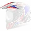 Airoh HAZV6303 Replacement Peak for Commander Helmets Carbon Gloss Red -AIROH Sales HAZV6303