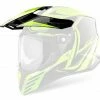 Airoh HAZV6305 Replacement Peak for Commander Helmets Carbon Gloss Yellow -AIROH Sales HAZV6305