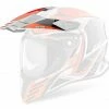 Airoh HAZV6307 Replacement Peak for Commander Helmets Carbon Gloss Orange -AIROH Sales HAZV6307