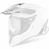 Airoh HAZV6312 Replacement Peak for Commander Helmets Color Gloss White -AIROH Sales HAZV6312